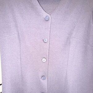 MNG Charcoal Button-Up Dress